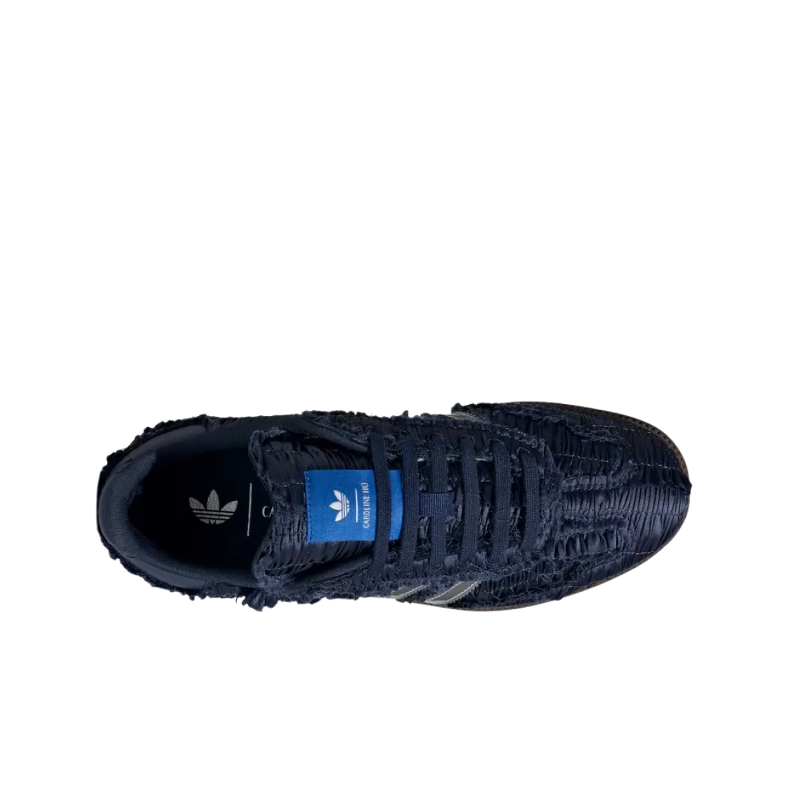 아디다스 x 캐롤라인 후 삼바 OG 사틴 다크 블루 실버 메탈릭(Adidas x Caroline Hu Samba OG Satin Dark Blue Silver Metallic) - 2