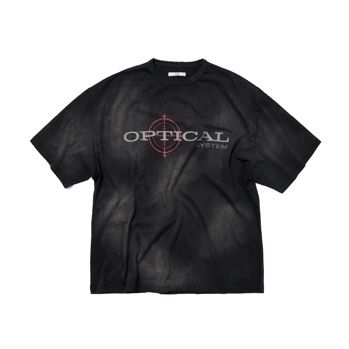 ET2502ST08BK ETCE Washed Optical Tee Black