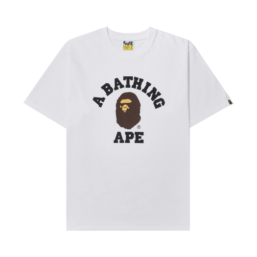 - BAPE College T-Shirt White