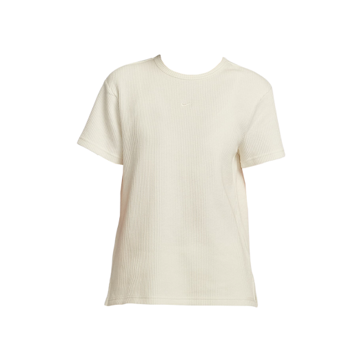 (W) Nike NSW Chill Waffle Loose Short Sleeve Top Sail - Asia