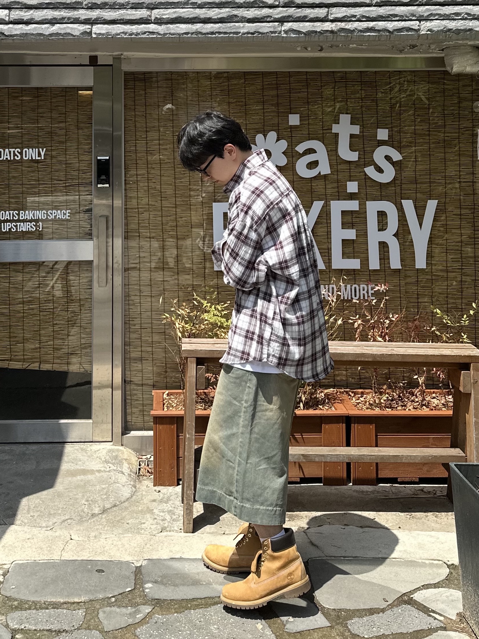 Timberland Premium 6 inch Waterproof Boot Wheat Nubuck - Wide 착용 스타일 - 1