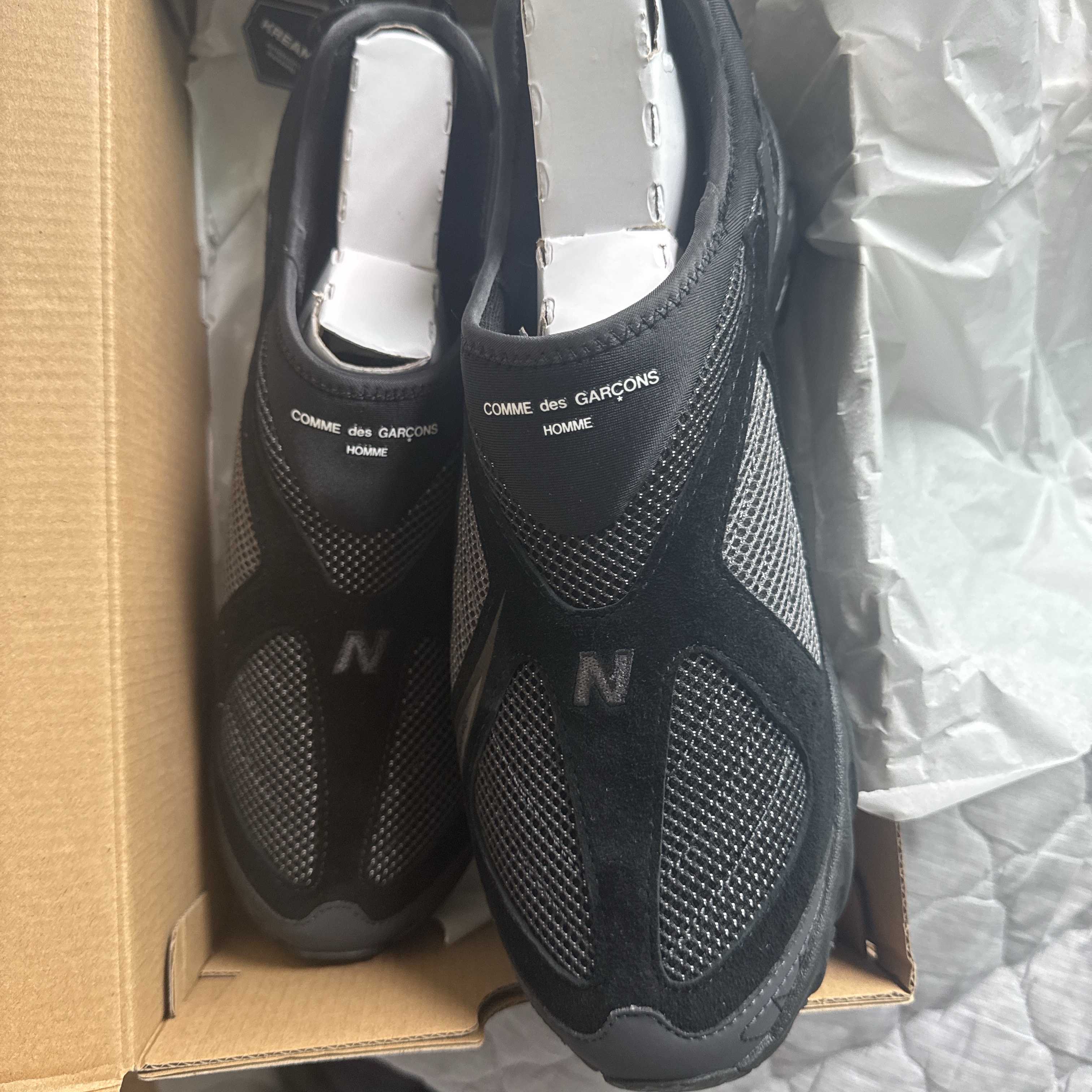 New Balance x Comme des Garcons Homme ML610S Black 착용 스타일