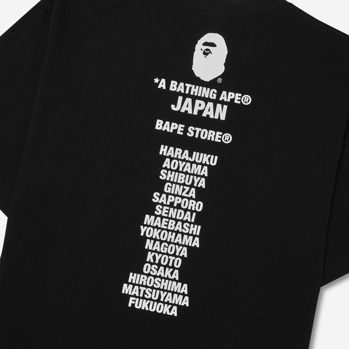 - BAPE Japan Ape Head T-Shirt Black - #4