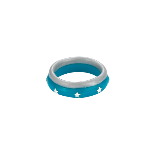 25SSJRGSTTBLFF Nff Star Two Track Ring Ocean Blue
