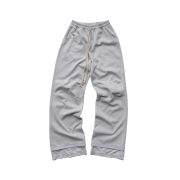 Wapworks Flare Layerd Sweat Pants Grey