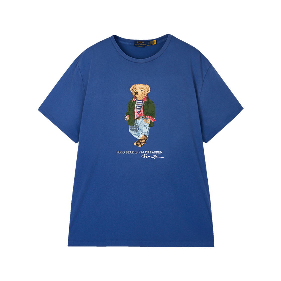폴로 랄프 로렌 클래식핏 폴로 베어 저지 티셔츠 블루 - 25SS([10%적립] Polo Ralph Lauren Classic Fit Polo Bear Jersey T-Shirt Blue - 25SS)