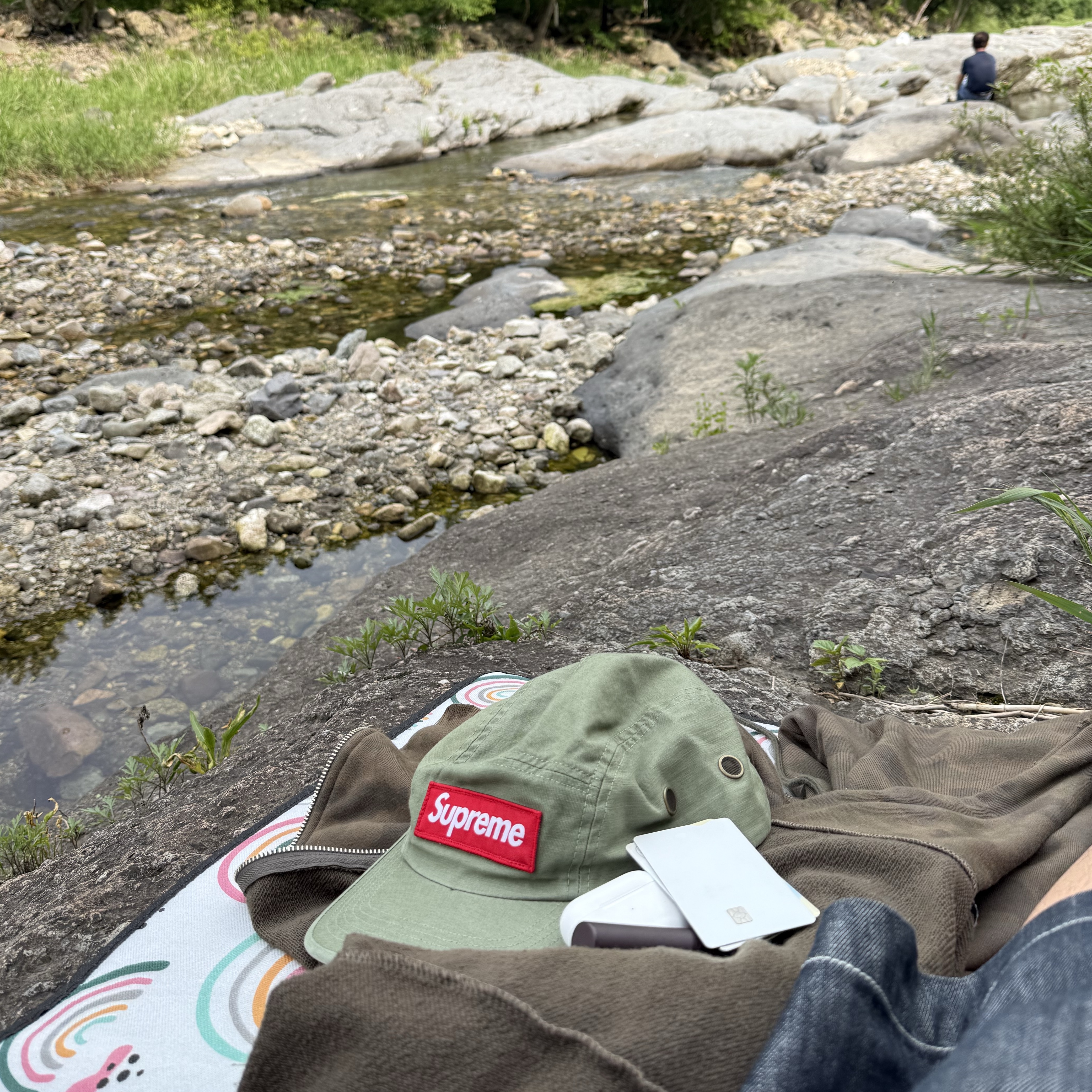 Supreme Military Camp Cap Olive - 24FW 착용 스타일