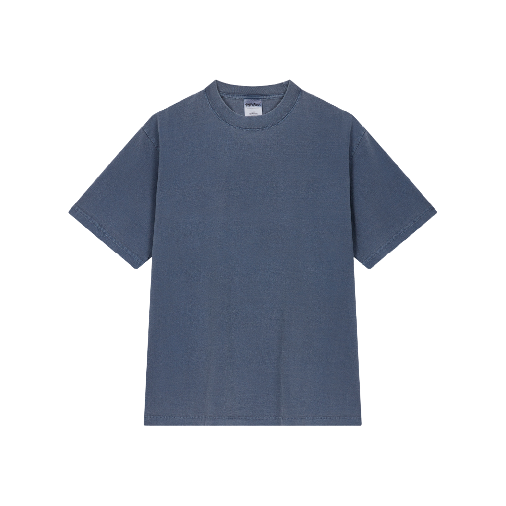 샤카웨어 7.5온스 가먼트다이 반팔티 워시드데님(Shaka Wear 7.5oz Garment Dye Short Sleeve Washed Denim)