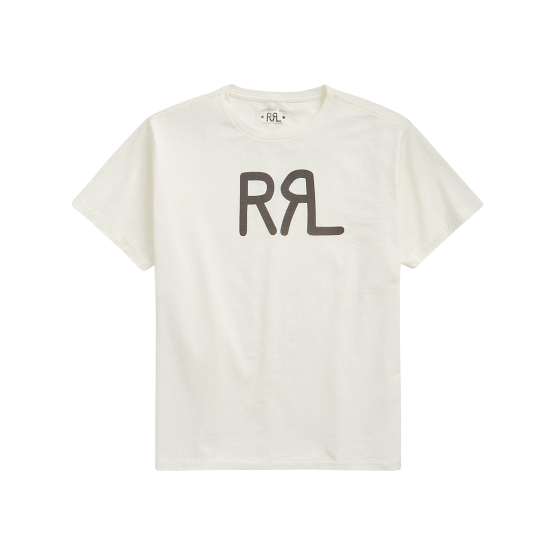 더블알엘 로고 저지 티셔츠 페이퍼 화이트(Double RL Logo Jersey T-Shirt Paper White)