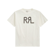 Double RL Logo Jersey T-Shirt Paper White