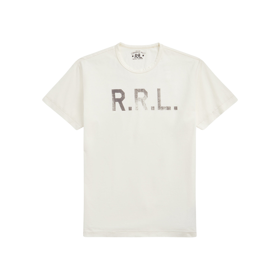 더블알엘 로고 저지 티셔츠 화이트(Double RL Logo Jersey T-Shirt White) - 1
