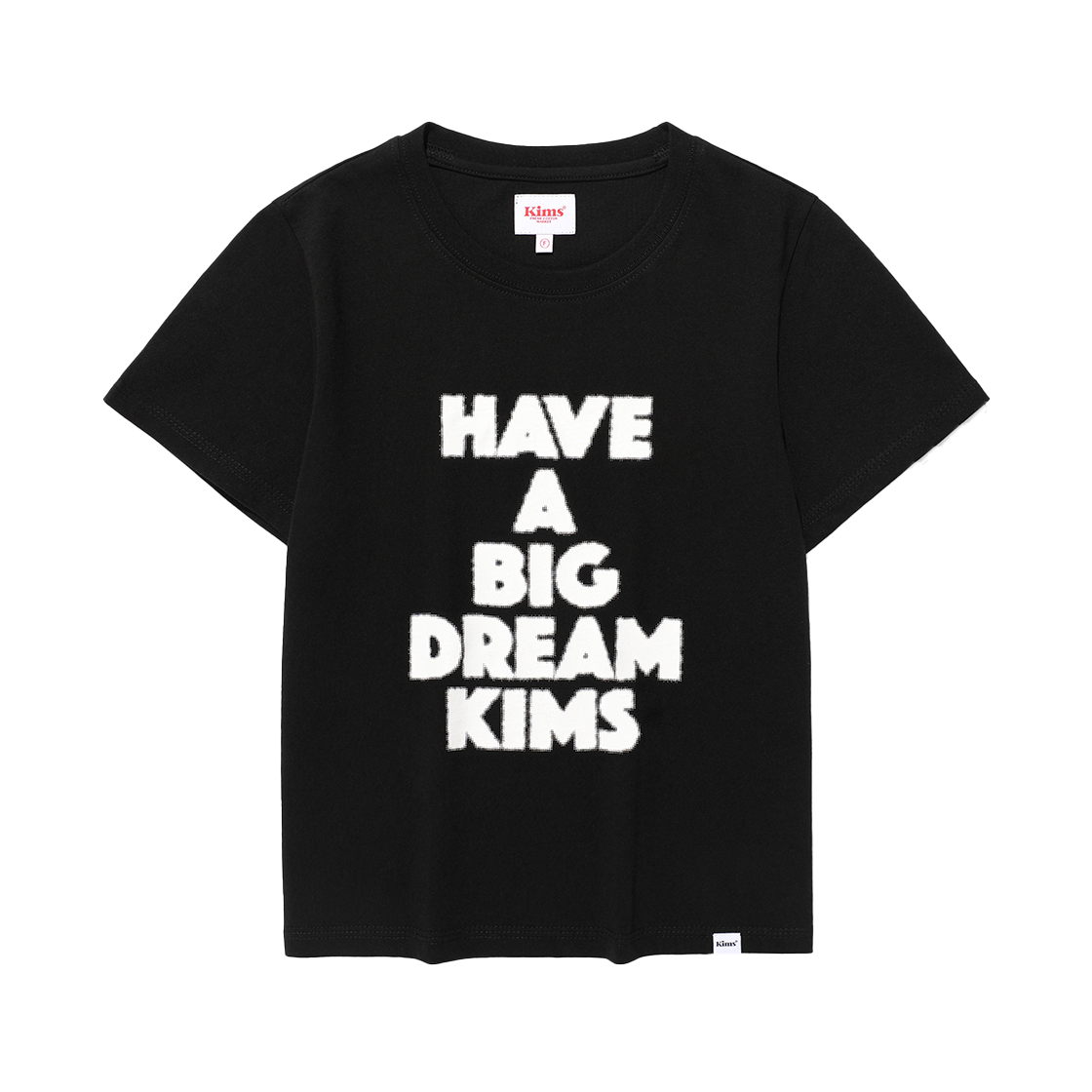 KIB5MUT502ABK Kims Fresh Cotton Market (Unisex) Big Dream Tee Black
