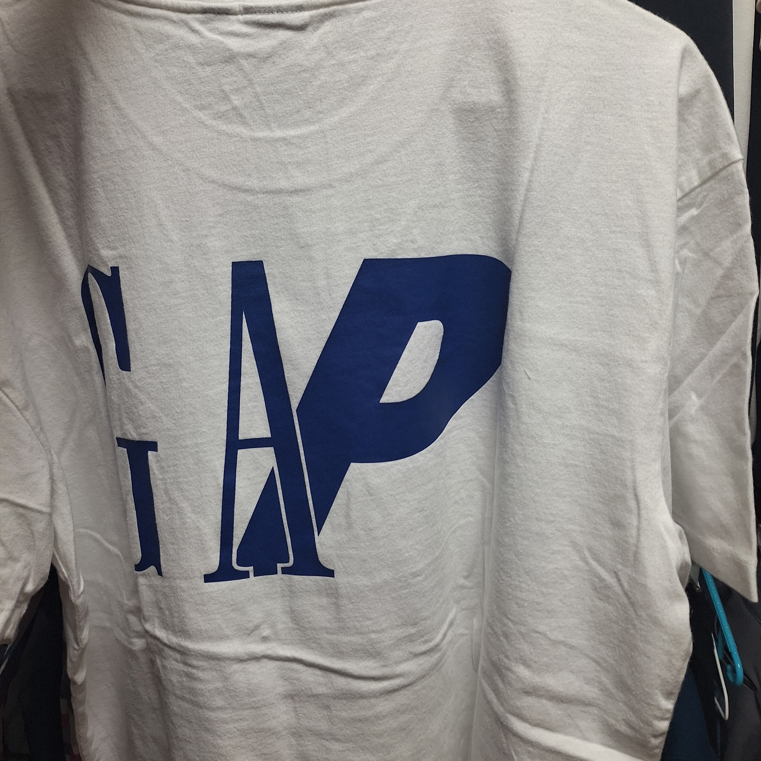 Palace x Gap T-Shirt White - 24SS 착용 스타일 - 2