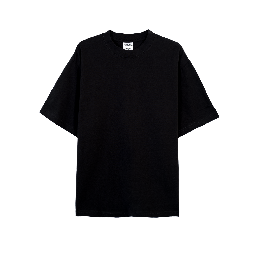 샤카웨어 7.5온스 맥스 헤비웨이트 크롭티 블랙(Shaka Wear 7.5oz Max Heavyweight Cropped Tee Black)
