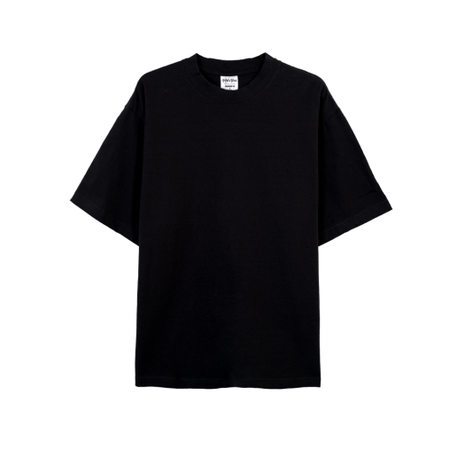 SMC003 Shaka Wear 7.5oz Max Heavyweight Cropped Tee Black