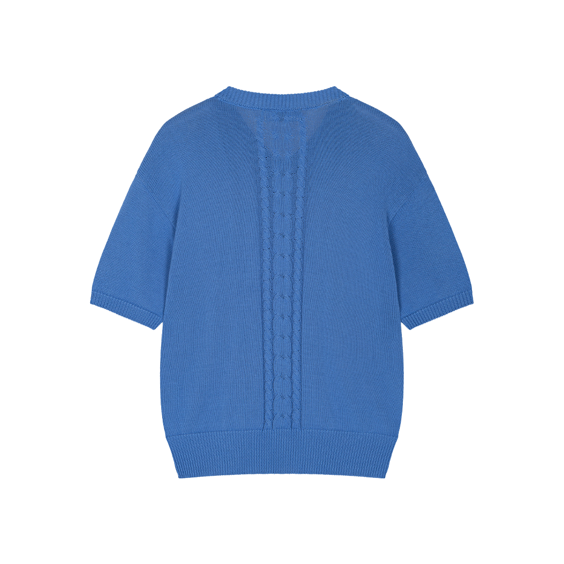 Waviness25207 Waviness High Tide V-Neck Half Knit Blue - #2