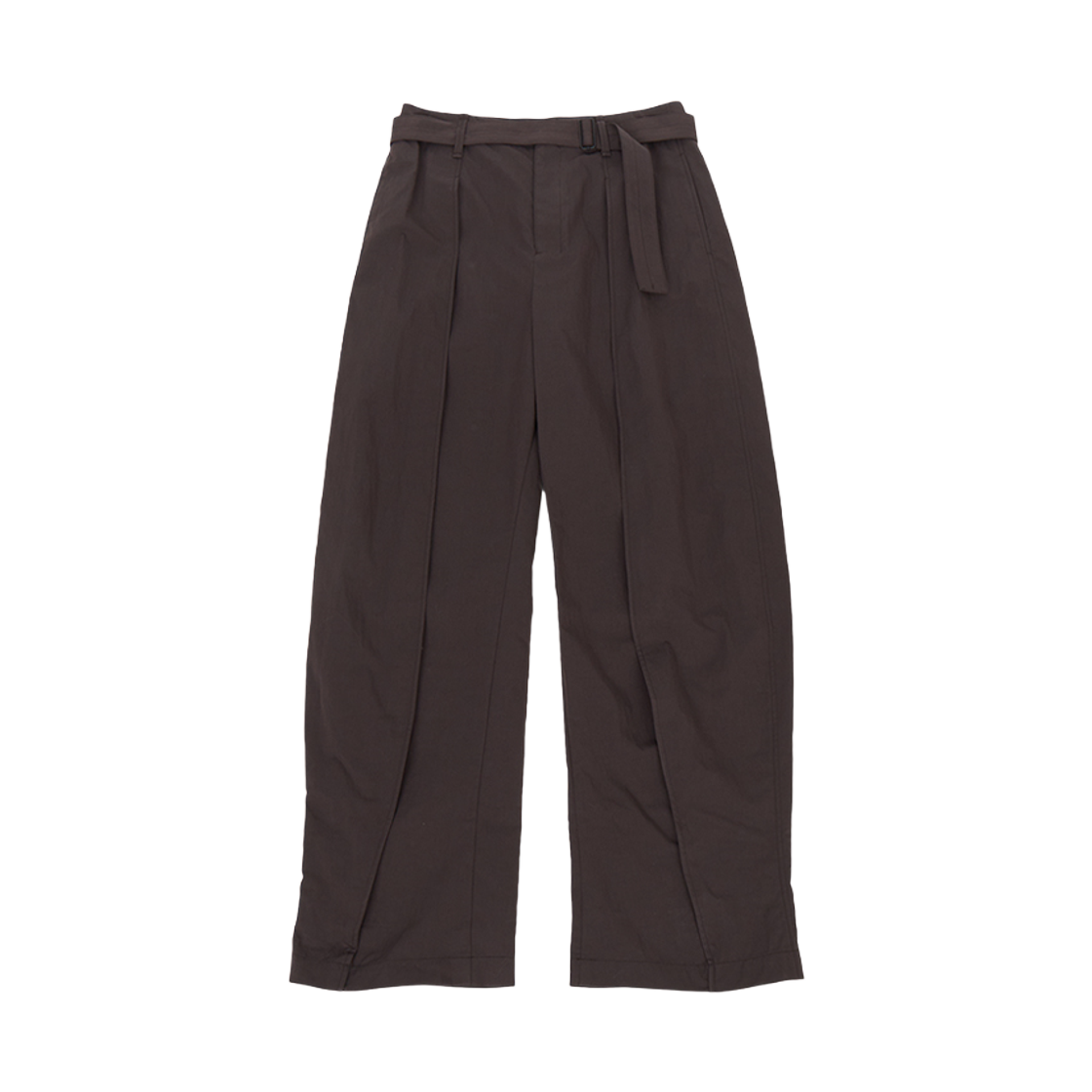 【関税込み】LEMAIRE ブラウン Volume ベルト トラウザーズ Lemaire メンズ トラウザーズ | SSENSE 日本