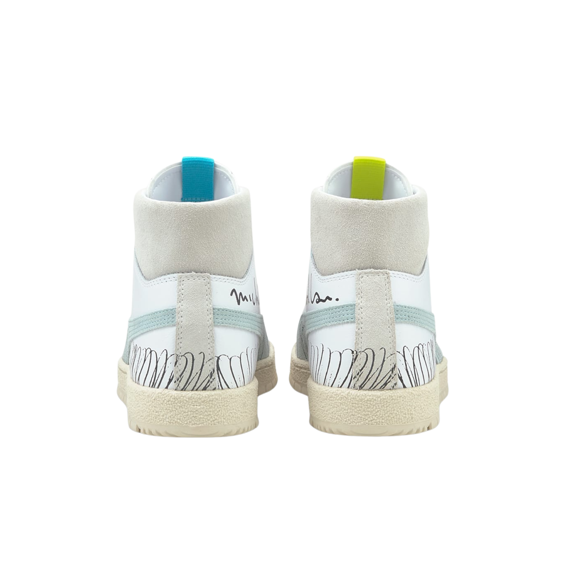 푸마 랄프 샘슨 70 화이트 블루 글로우(Puma Ralph Sampson 70 White Blue Glow) - 3