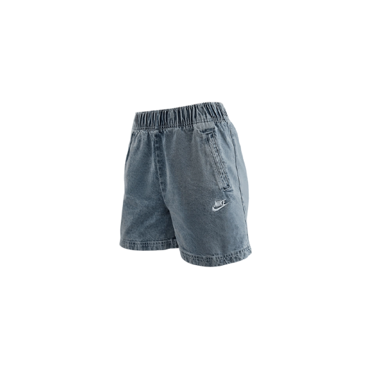 (W) Nike NSW Denim Shorts Light Armory Blue