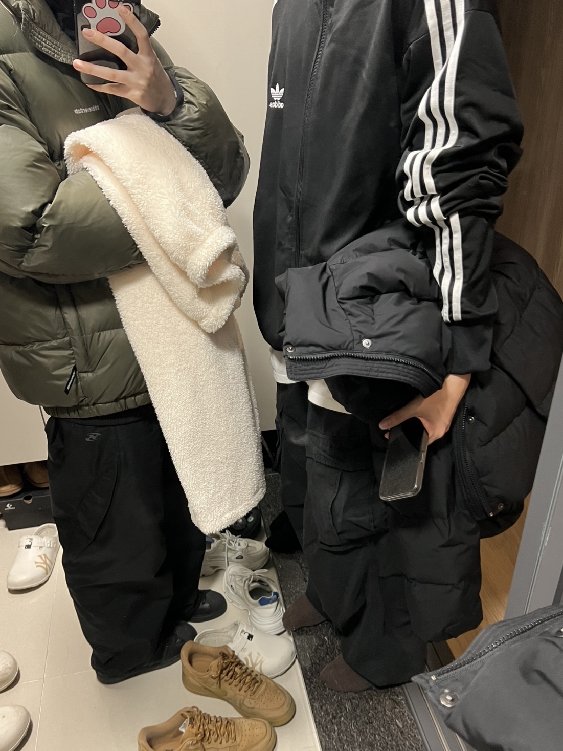 Adidas Adicolor Classic Beckenbauer Track Top Black - KR Sizing, Adidas Adicolor Classics Firebird Track Top Black - KR Sizing 착용 스타일
