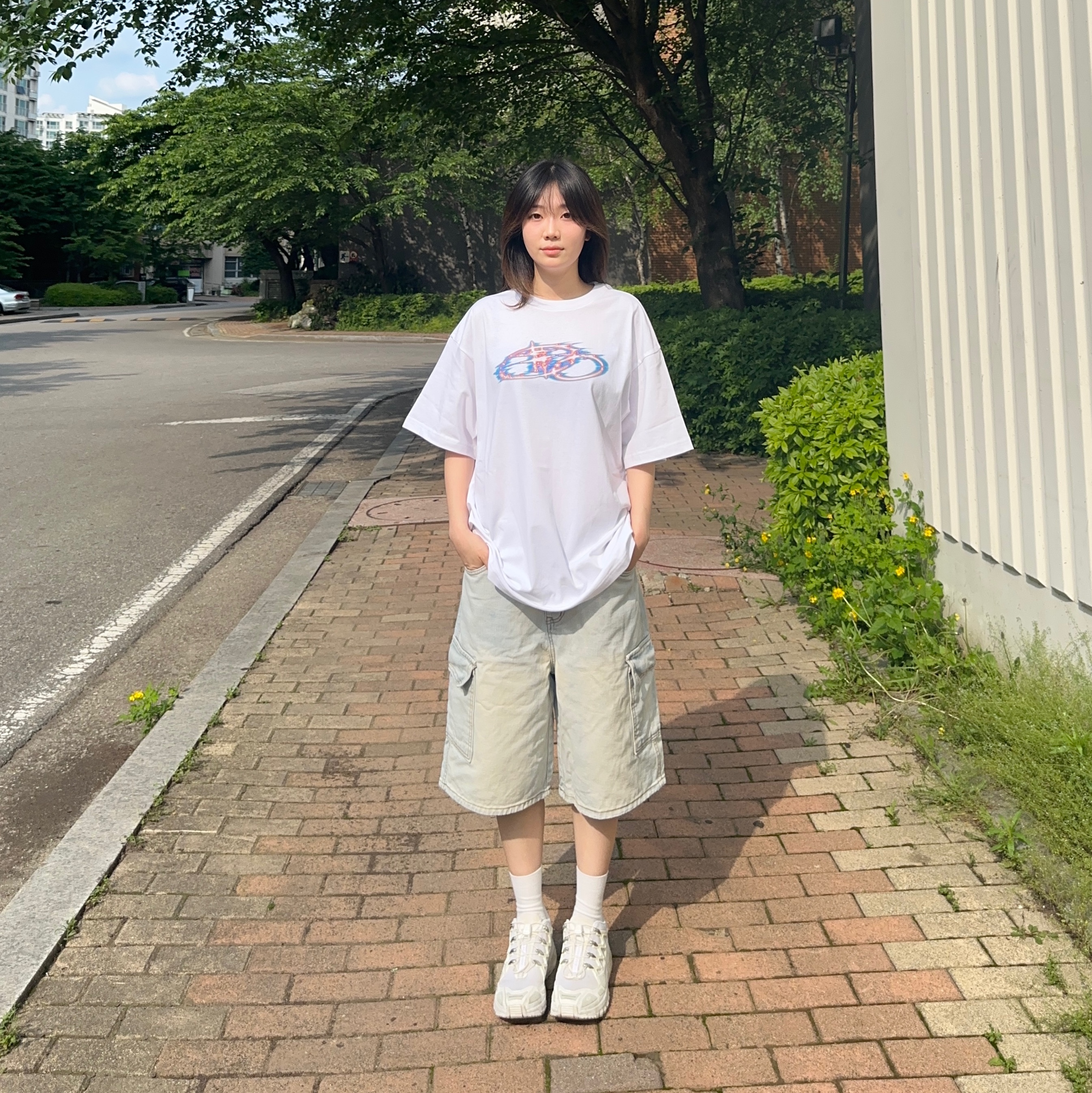 Salomon ACS + White Silver 착용 스타일 - 4