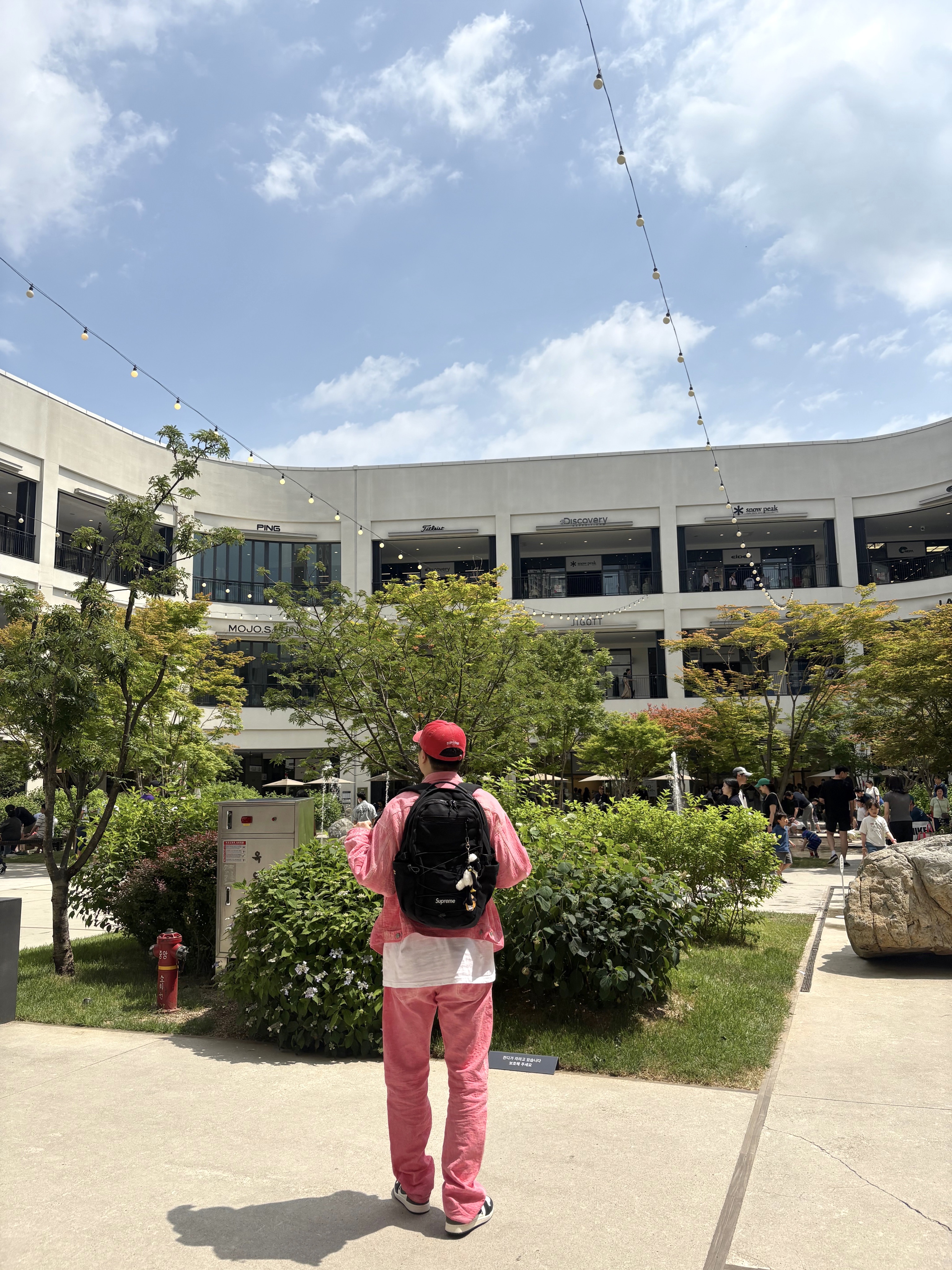 Stussy x Levi's Jacquard Jean Pink, Stussy x Levi's Jacquard Trucker Jacket Pink 착용 스타일 - 2