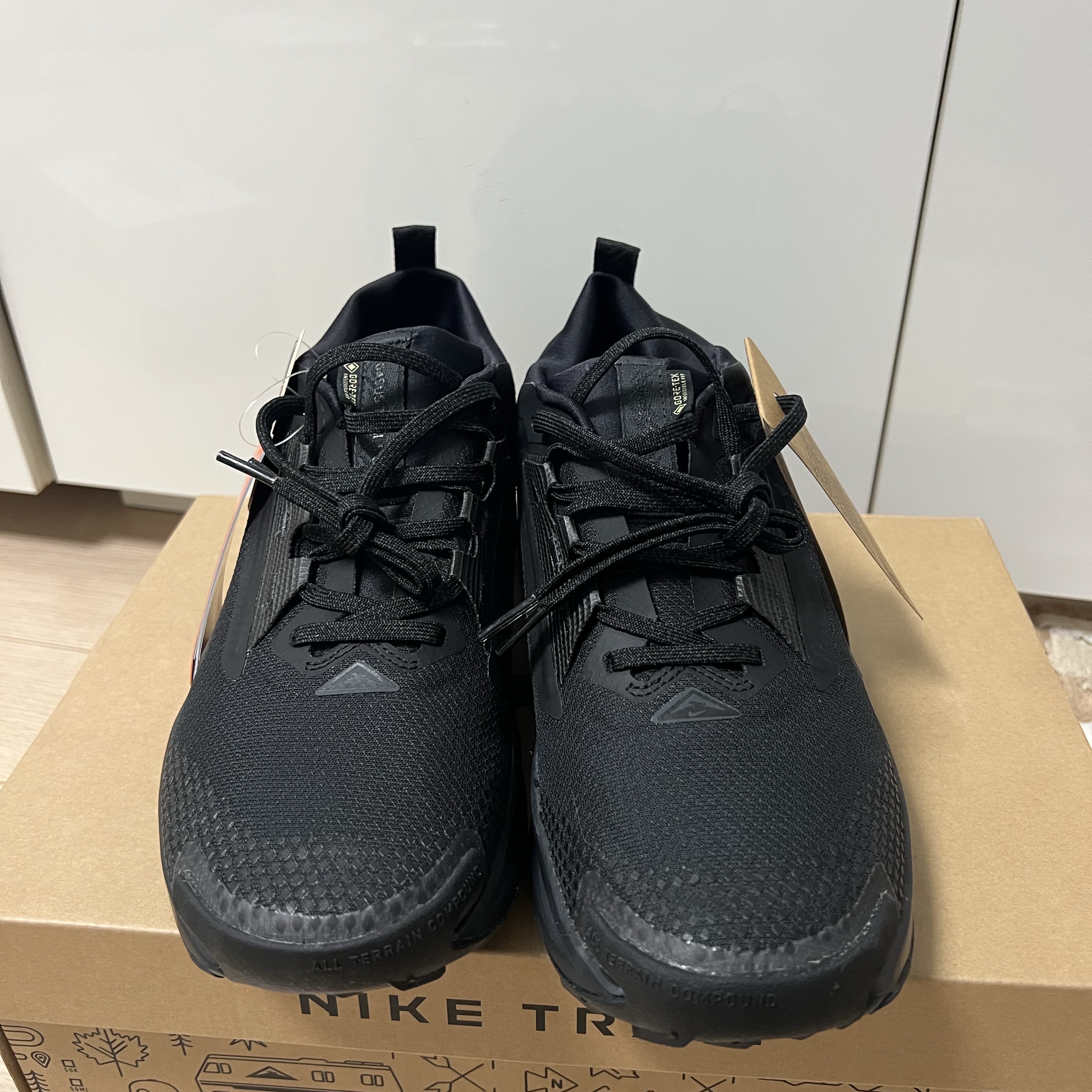 Nike Pegasus Trail 5 Gore-Tex Black 착용 스타일 - 3