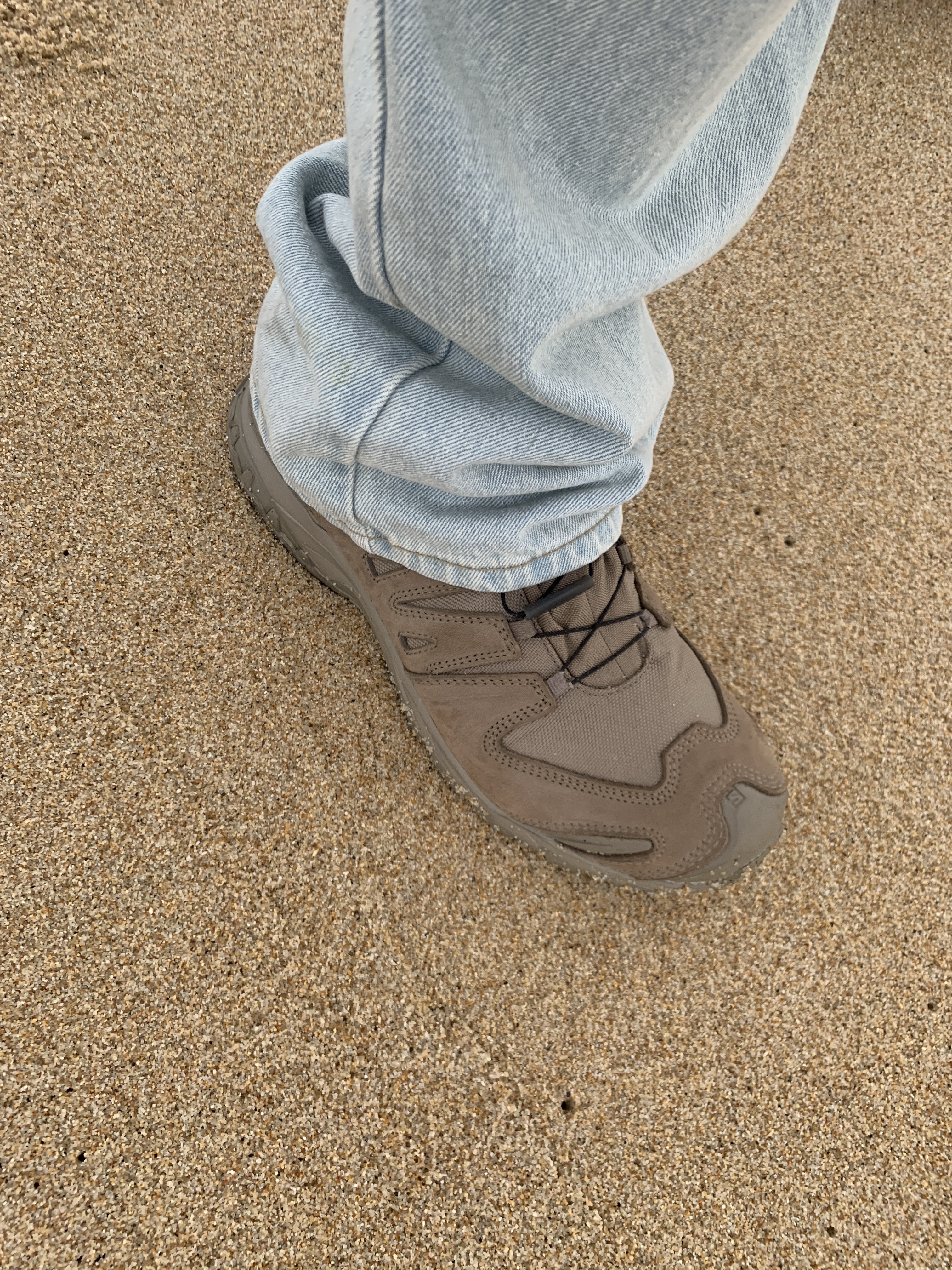 Salomon x Rier XA Mid GTX Argile 착용 스타일 - 2
