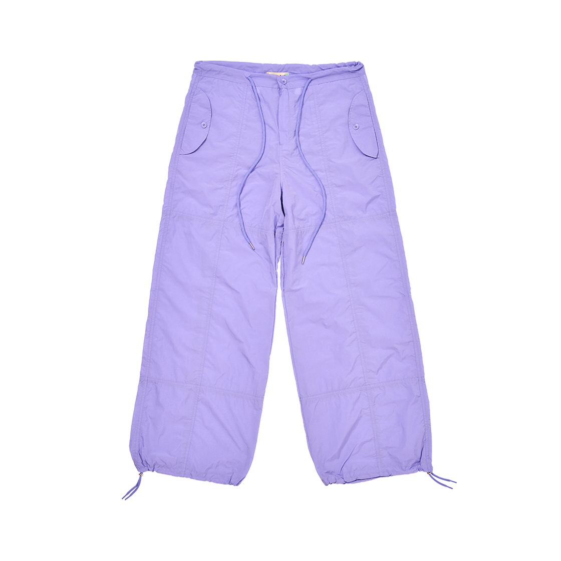 DBLP2403PLE Don't Ask My Plan String Parachute Pants - Purple