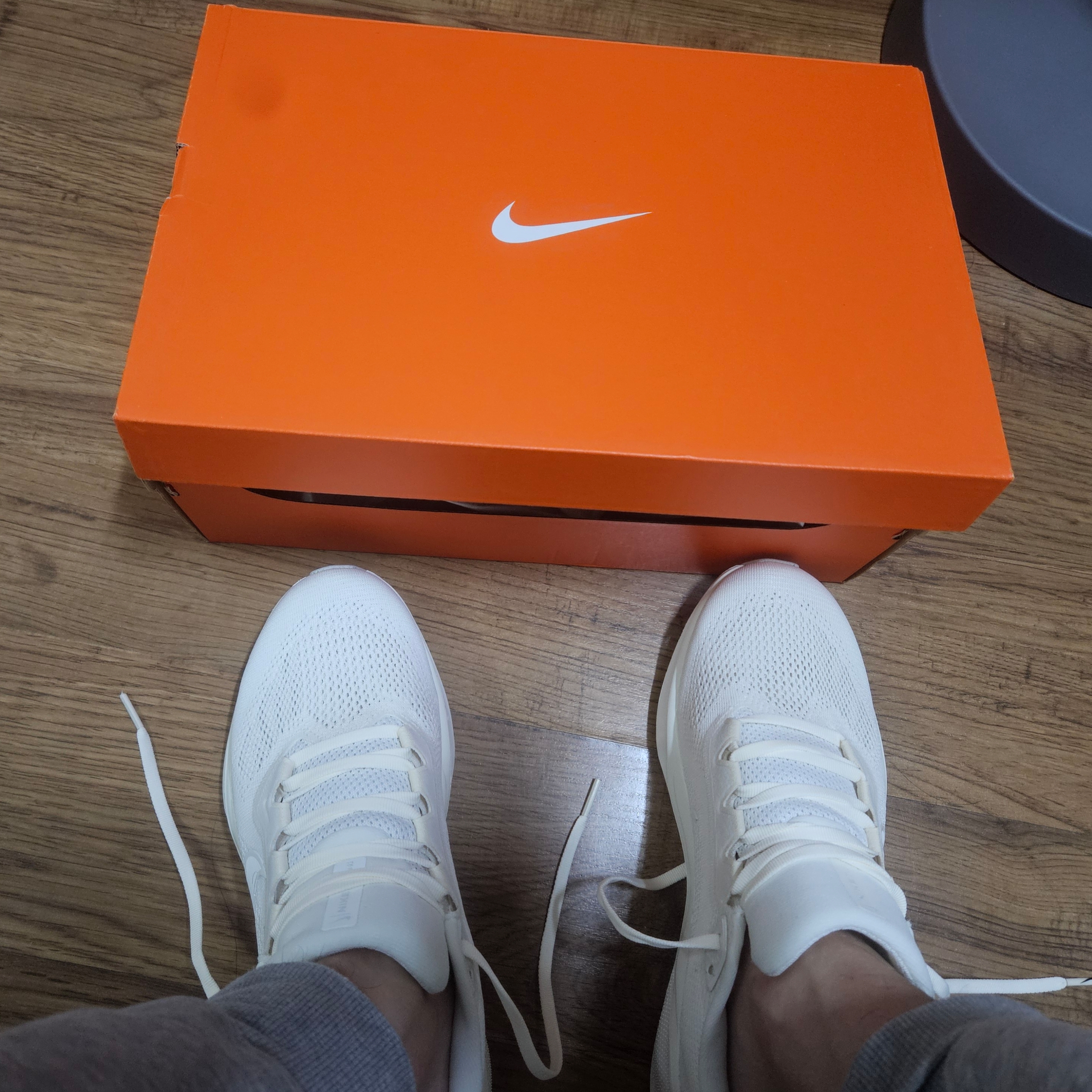 Nike Pegasus 41 Sail Coconut Milk 착용 스타일