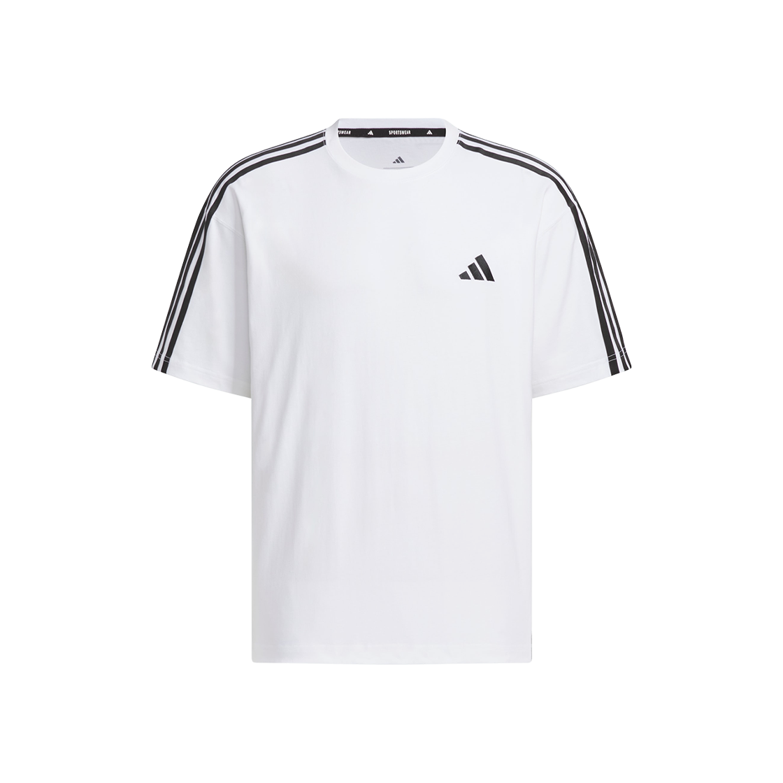JW6947 Adidas Essential+ Loose Fit 3S Short Sleeve T-Shirt White - KR Sizing