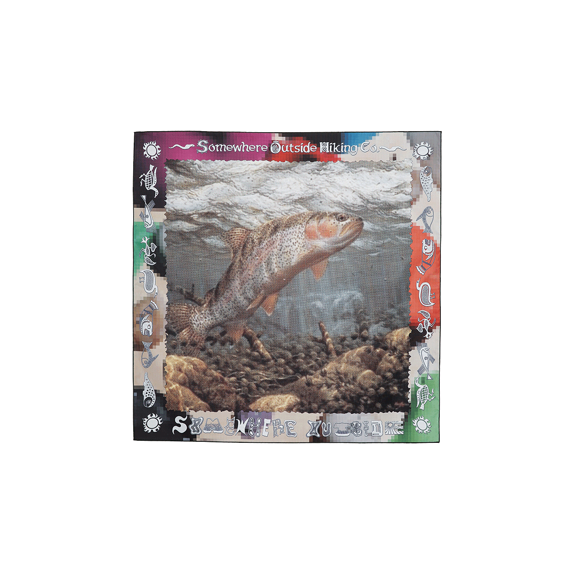 12USE910K1 SOHC S.O.H.C. Rainbow Trout Sun Shade_12USE910 Multi