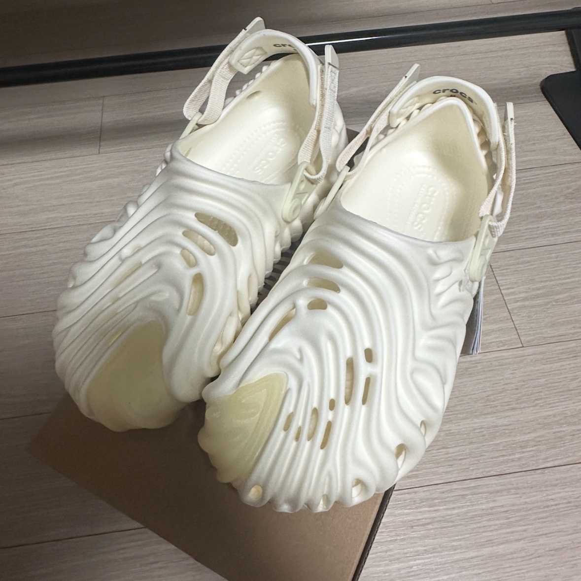 Crocs x Salehe Bembury Pollex Clog White 착용 스타일