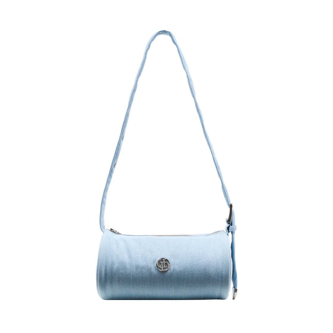 돈애스크마이플랜 배럴 백 - 라이트 워시 데님(Don't Ask My Plan 2way Belted Strap Barrel Bag Small - Light Wash Denim) - 2