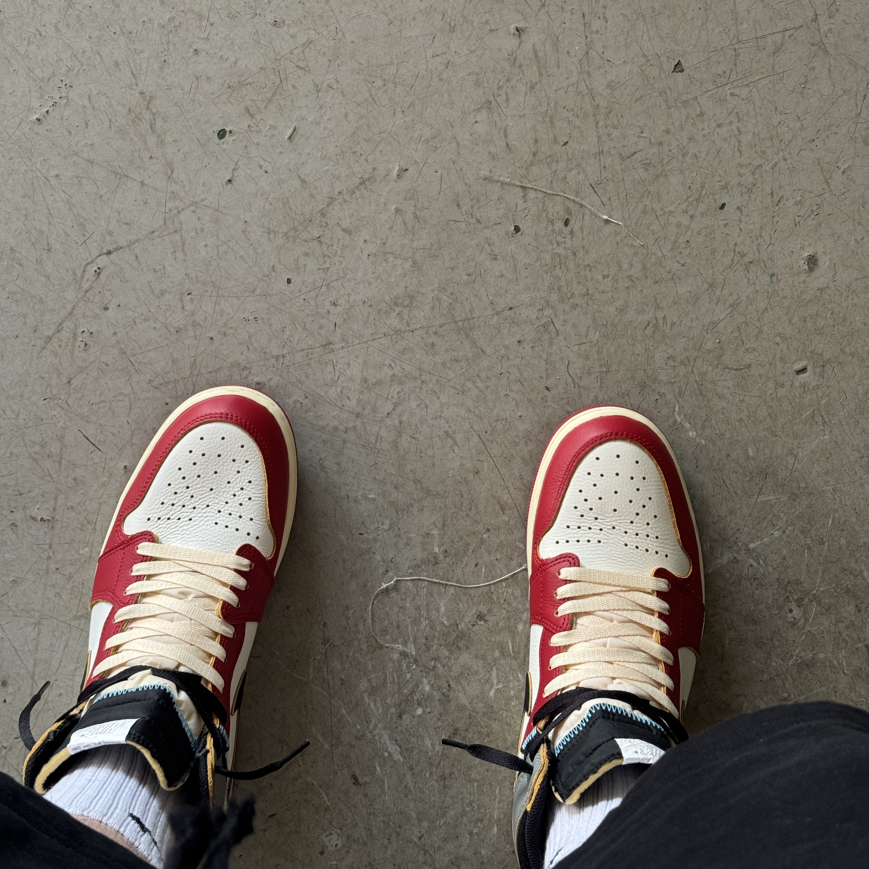 Jordan 1 x Union Retro High OG Chicago Shadow 착용 스타일