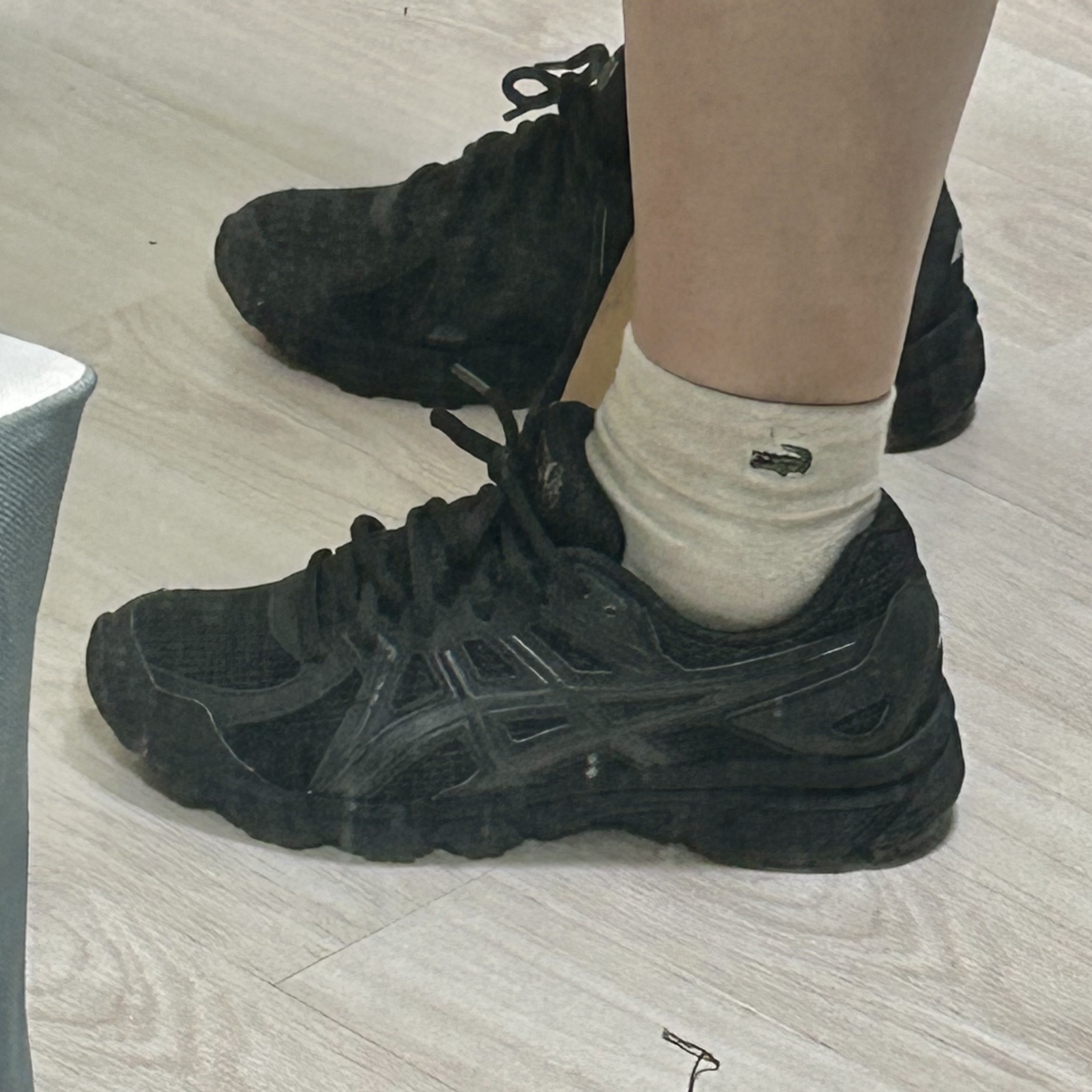 Asics Jog 100 2 Black - 4E Extra Wide 착용 스타일 - 4