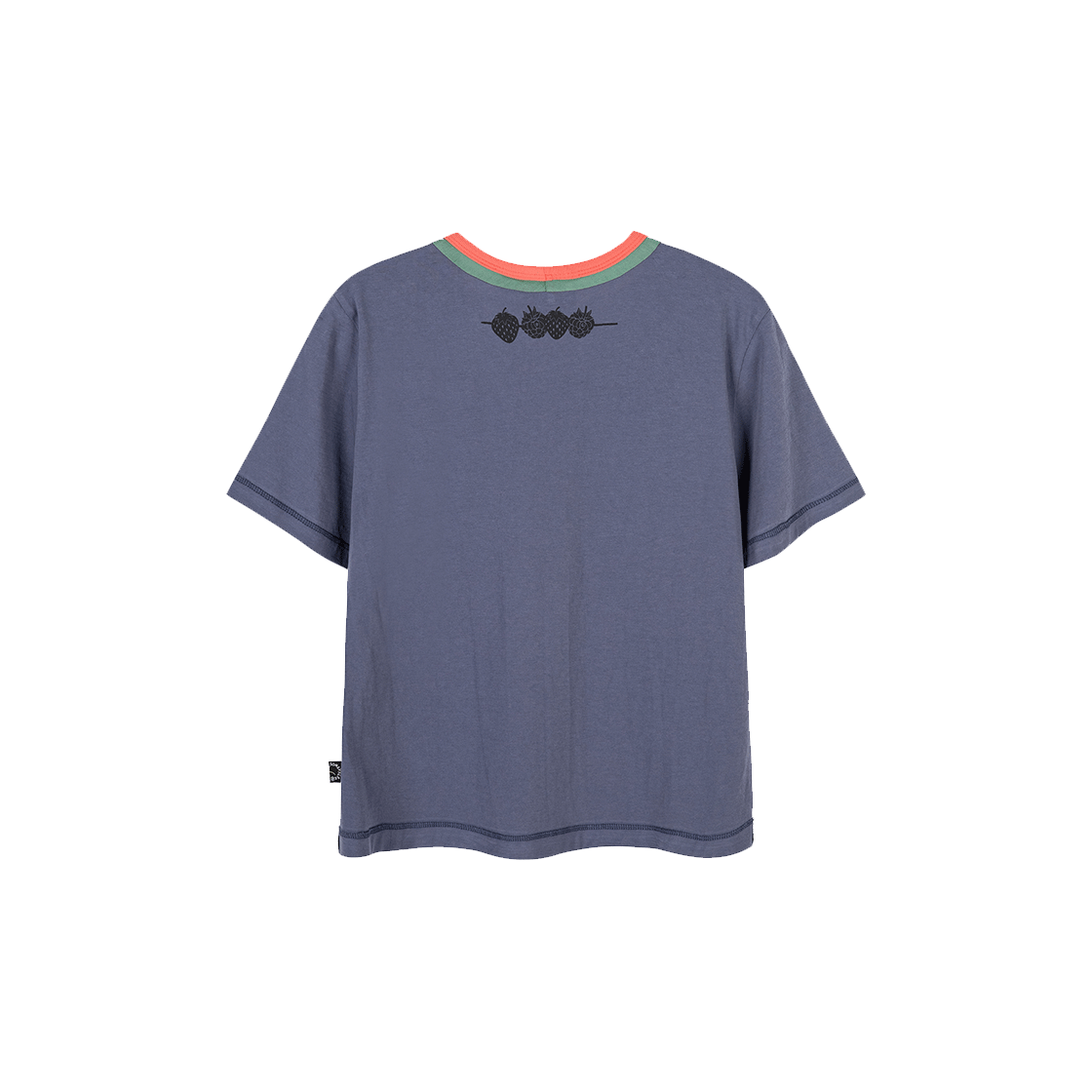 썸웨어아웃사이드 스트로베리 카멜레온 스몰 티셔츠 다크블루(SOHC Strawberry Chameleon Small Tee_11UUT551 D/Blue) - 2