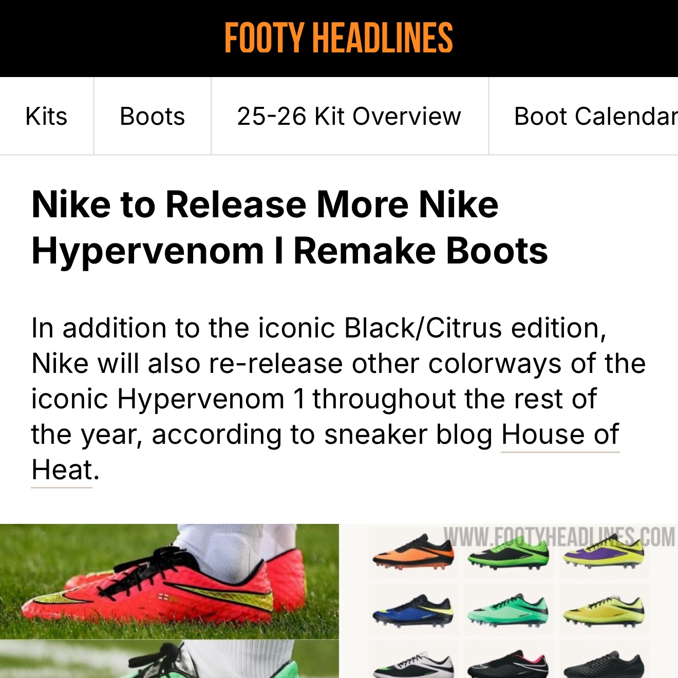 Nike Hypervenom Phantom RGN SE Black Bright Citrus 착용 스타일 - 1