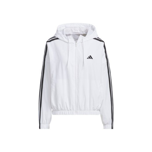 (W) Adidas 3S Woven Windbreaker White - KR Sizing
