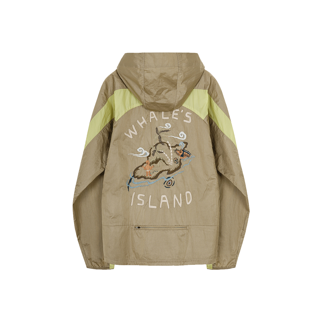 썸웨어아웃사이드 웨일 아일랜드 윈드브레이커 베이지(SOHC Whale's Island Windbreaker_11USJ10330 Beige) - 2