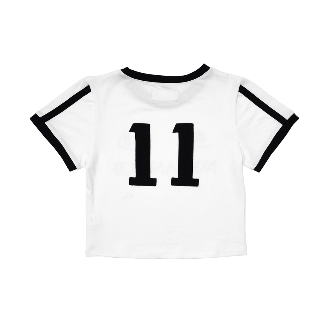 돈애스크마이플랜 노플랜클럽 크롭 탑 화이트(Don't Ask My Plan 'No Plan Club' Crop Top - White) - 2