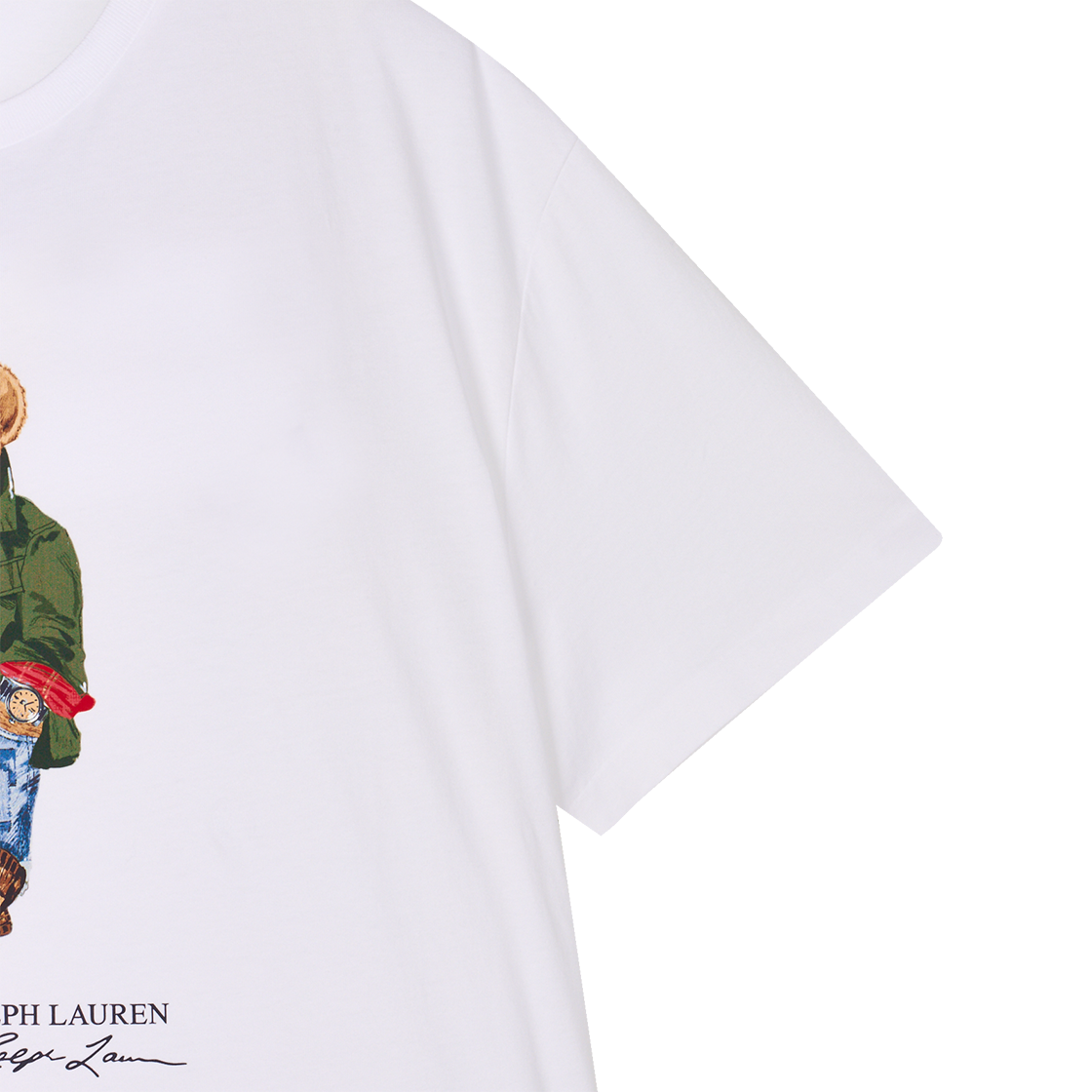 KM5CTSSRLC2WT [30% 적립] Polo Ralph Lauren Classic Fit Polo Bear Jersey T-Shirt White - 25FW - #5
