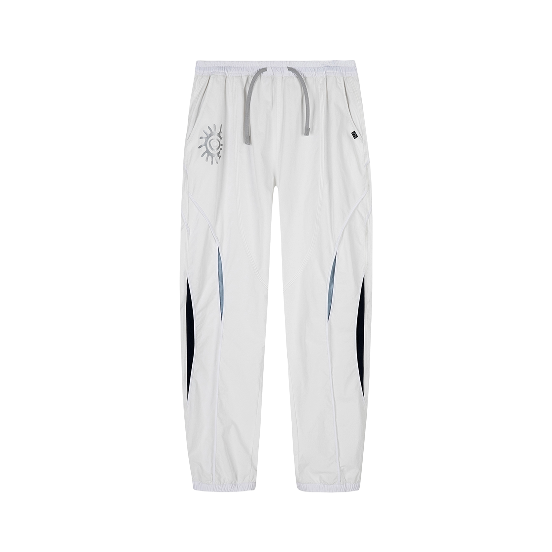 11USP11010 SOHC Curved Mesh Panel Track Pants_11USP110 White