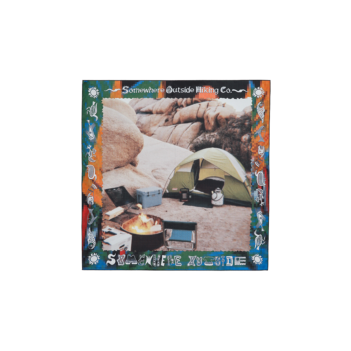 12USE91090 SOHC S.O.H.C. Camping Scenery Sun Shade_12USE910 Orange