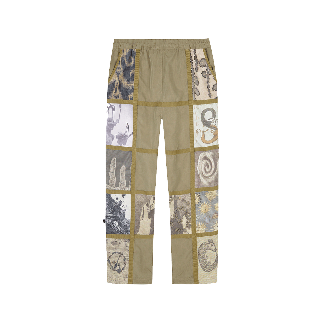 11USP112K1 SOHC Multi Patchwork Webbing Pants_11USP112 Multi