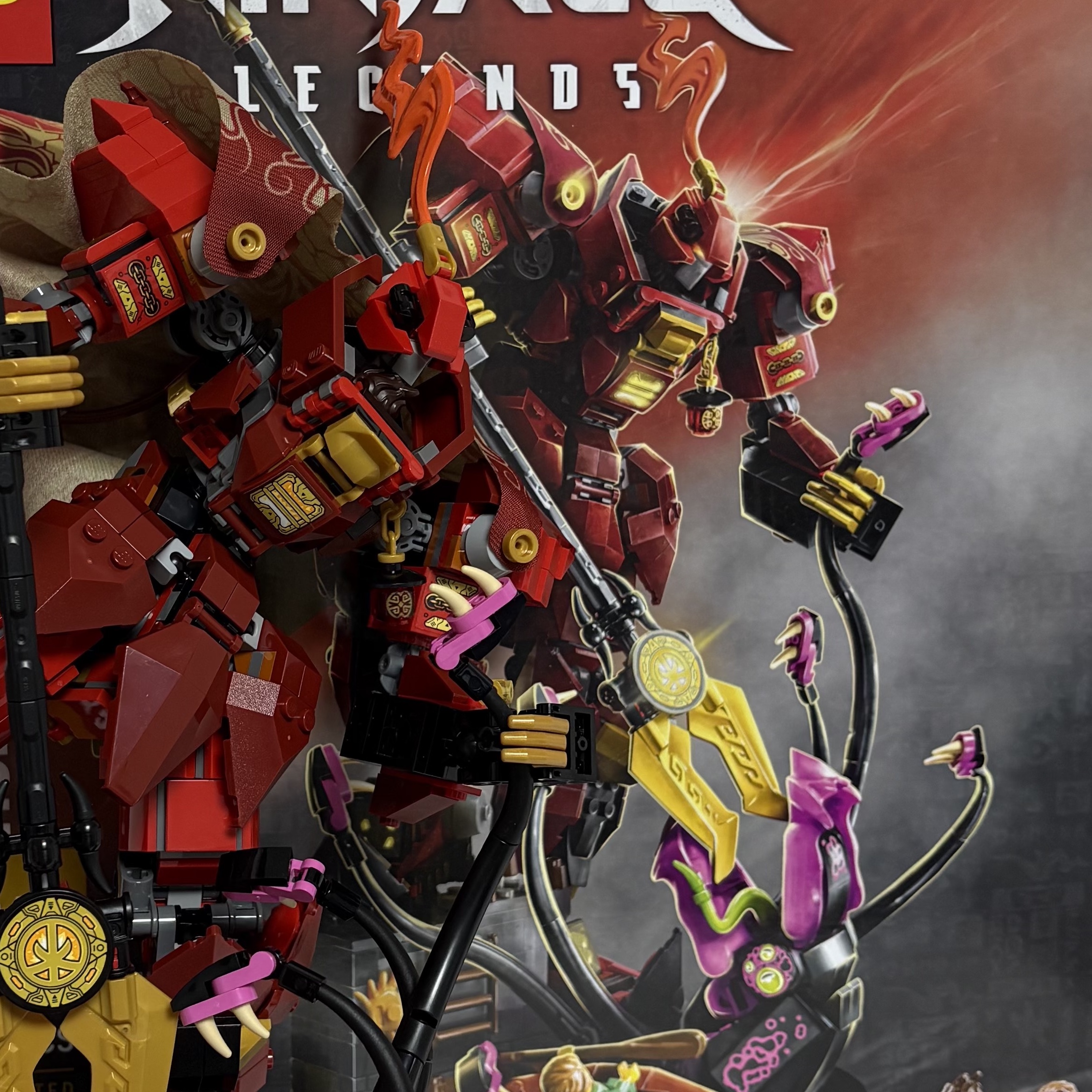 Lego Ninjago The Fire Knight Mech 착용 스타일