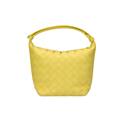 IT9I733V96FC Bottega Veneta Candy Wallace Shoulder Bag in Sherbet Leather