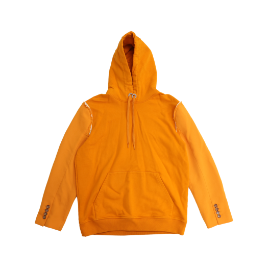 ITOJFIIFVHM6 Burberry Hooded Sweatshirt in Deep Orange Cotton and Polyurethane