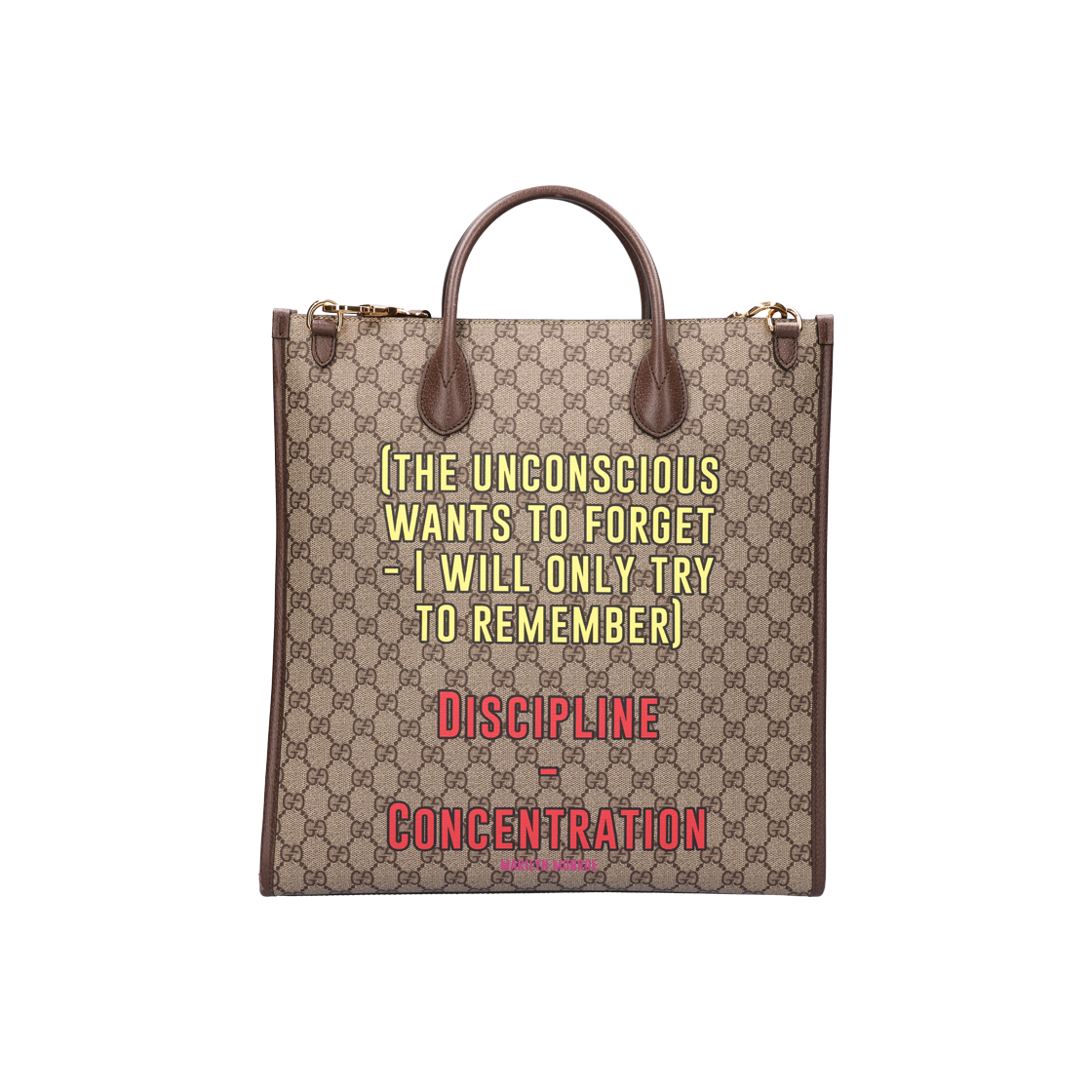 ITMDIM4FTOUH GUCCI Cherry Tote Bag GG Supreme Canvas Beige Ebony Multi - #3