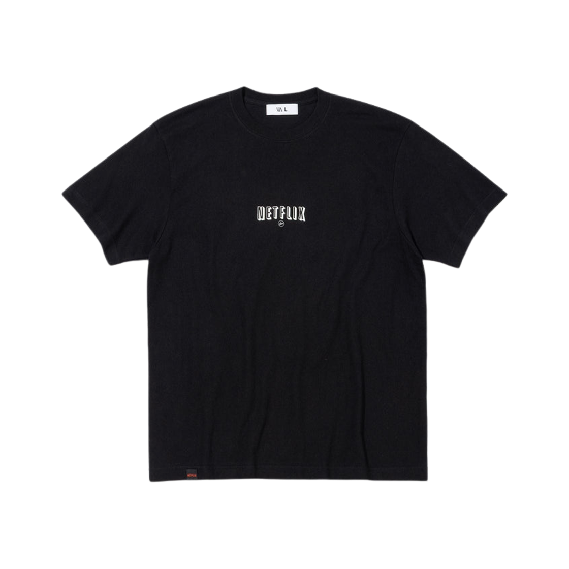 V.A 도쿄 x 넷플릭스 x 프라그먼트 티셔츠 01 블랙(V.A Tokyo x Netflix x Fragment T-Shirt 01 Black)